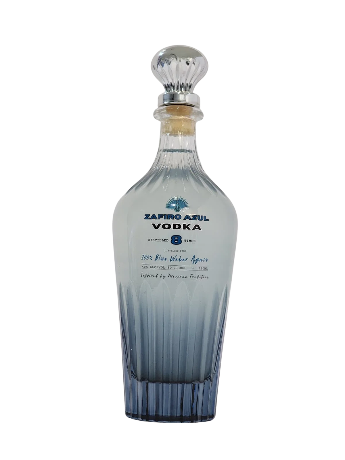 Zafiro Azul Vodka, Bottle
